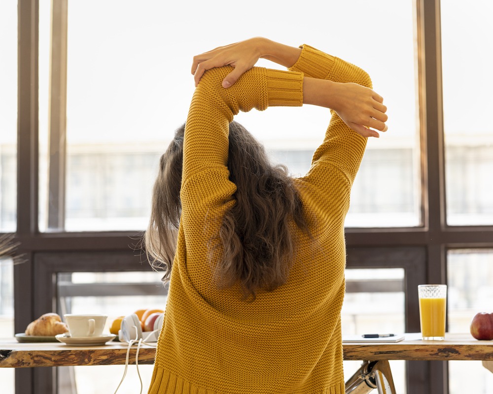 bonne posture pour bien-être